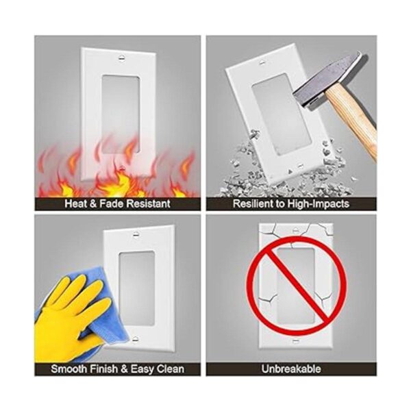 Paquete de 20 placas de pared decorativas de 1 banda para