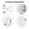 Paquete de 20 placas de pared decorativas de 1 banda para
