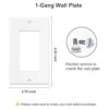 Paquete de 20 placas de pared decorativas de 1 banda para