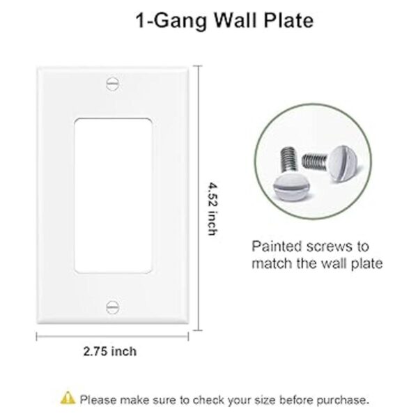 Paquete de 20 placas de pared decorativas de 1 banda para