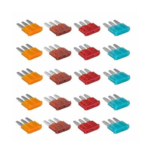 Paquete de 20 fusibles APT ATR Micro3 Blade Fuse Car Truck_1