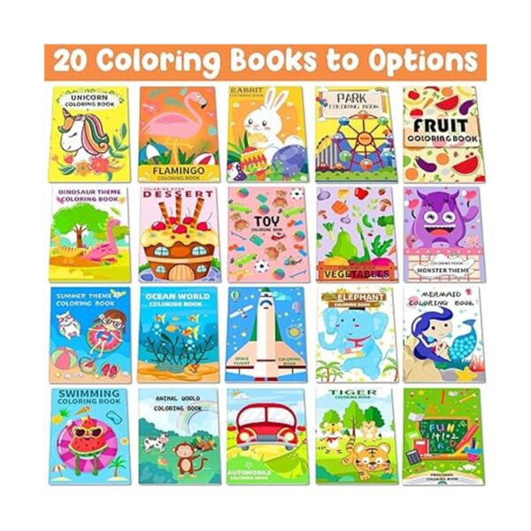 Paquete de 20 libros para colorear para niños de 2 a 4_2