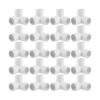 Paquete de 20 codos de tubo de PVC de 3 vías de 1 pulgada_1