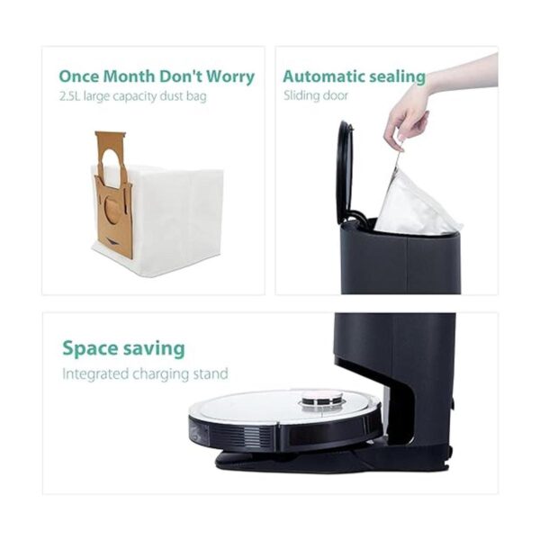 Paquete de 20 bolsas desechables para ECOVACS Deebot T8_3