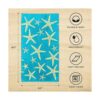 Paquete de 2 toallas de playa con estampado de estrella de_2