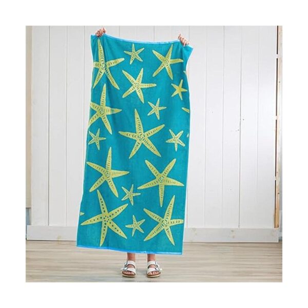 Paquete de 2 toallas de playa con estampado de estrella de_5