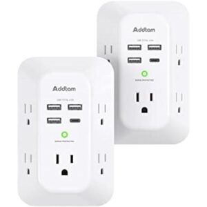Paquete de 2 protectores de sobretensiones USB para_1
