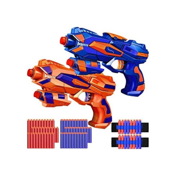 Paquete de 2 s de lanzador 60 balas para Nerf y 2_1