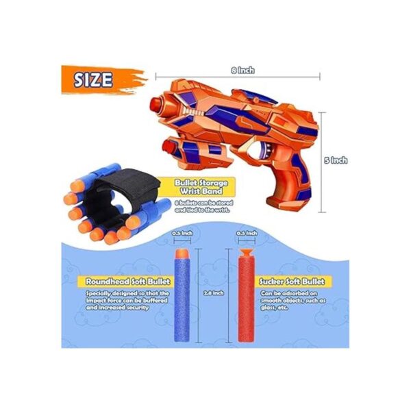 Paquete de 2 s de lanzador 60 balas para Nerf y 2_3