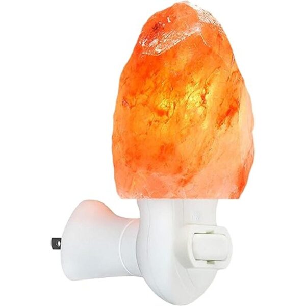 Paquete de 2 lámparas de sal del Himalaya luz nocturna_3