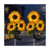 Paquete de 2 luces solares de girasol para decoración al_1