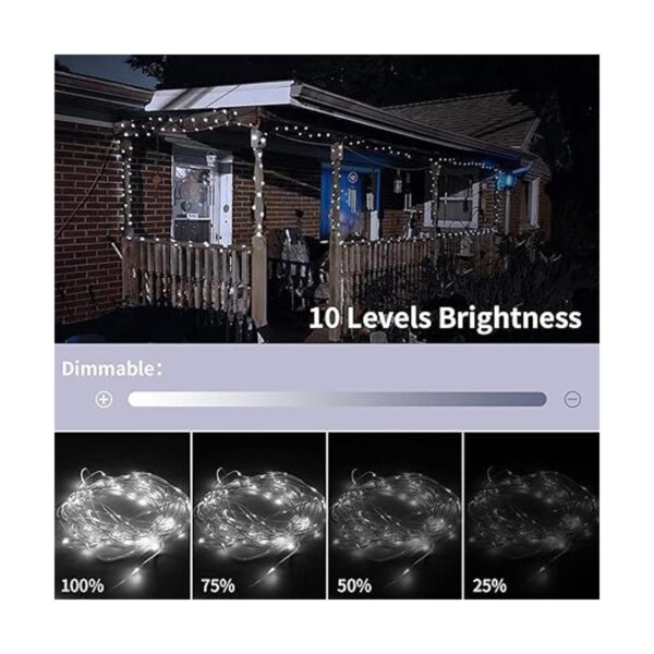 Paquete de 2 luces de hadas enchufables 100 luces LED_4