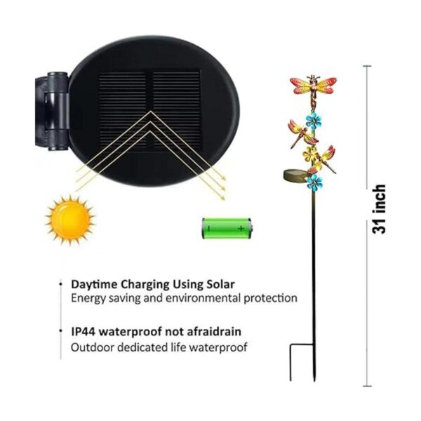 Paquete de 2 luces solares de jardín para exteriores_2