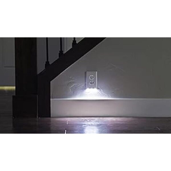 Paquete de 2 luces nocturnas para placa de pared luz de