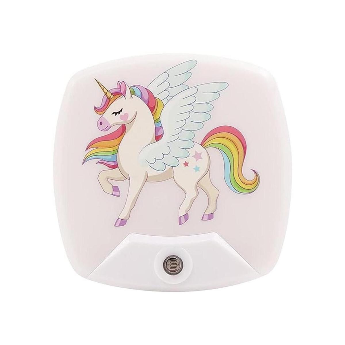 Paquete de 2 luces LED de unicornio de dibujos animados