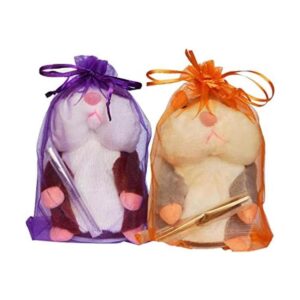 Paquete de 2 juguetes para hámster con diseño de animales_1
