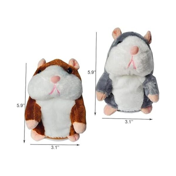 Paquete de 2 juguetes para hámster con diseño de animales_2