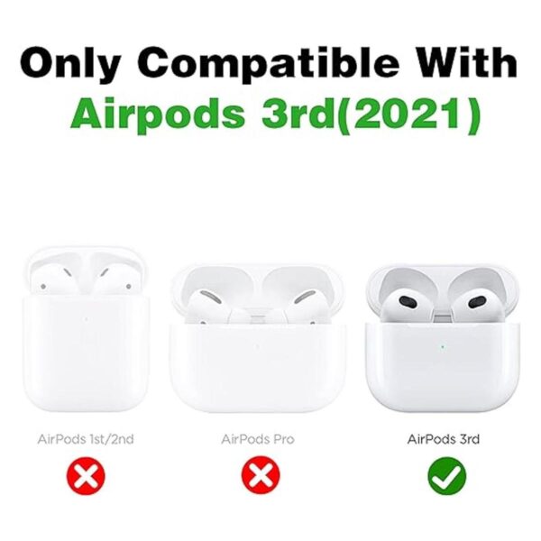 Paquete de 2 fundas Gkv para Airpods 3 para Airpod 3_2