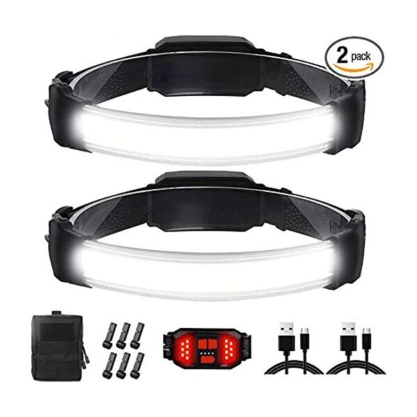 Paquete de 2 faros delanteros LED superbrillantes de 1500_1