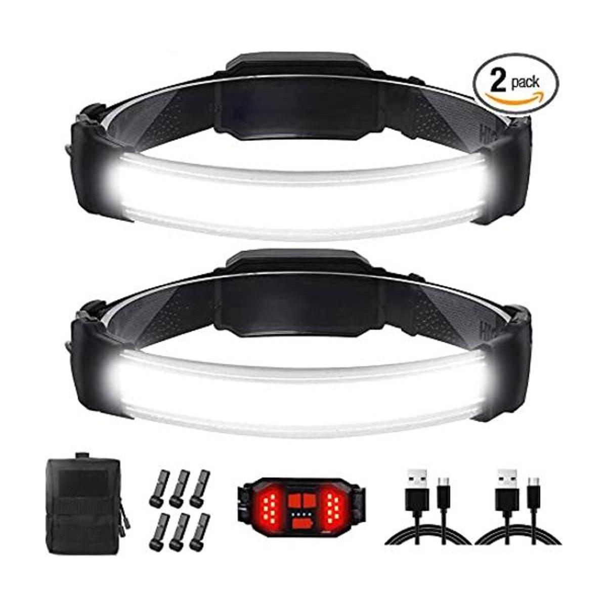 Paquete de 2 faros delanteros LED superbrillantes de 1500