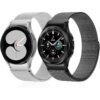 Paquete de 2 correas de metal sin huecos compatibles con_1