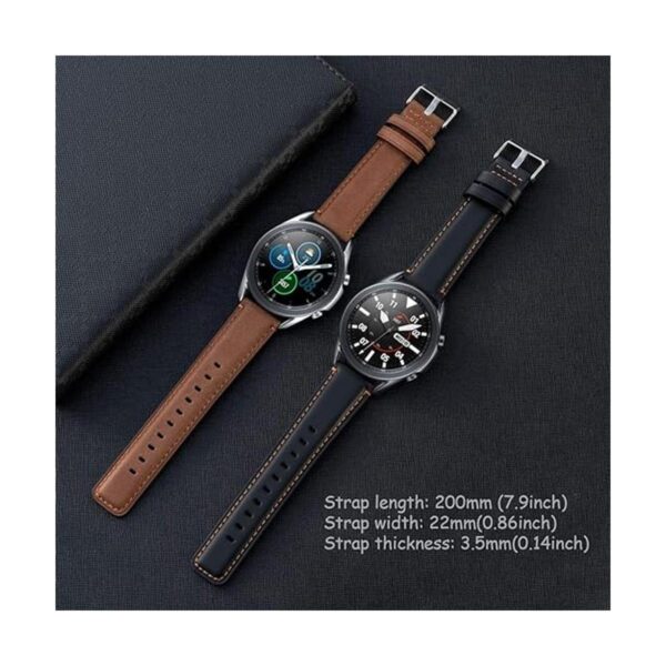Paquete de 2 correas para Galaxy Watch 3 de 1.772 in_2