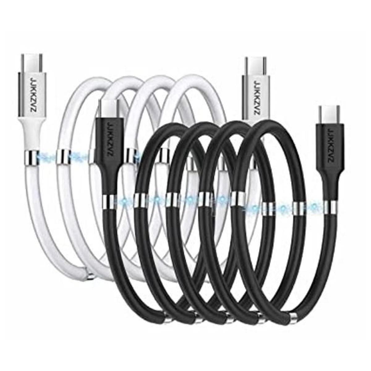 Paquete de 2 cables magnéticos de carga rápida USB C a USB