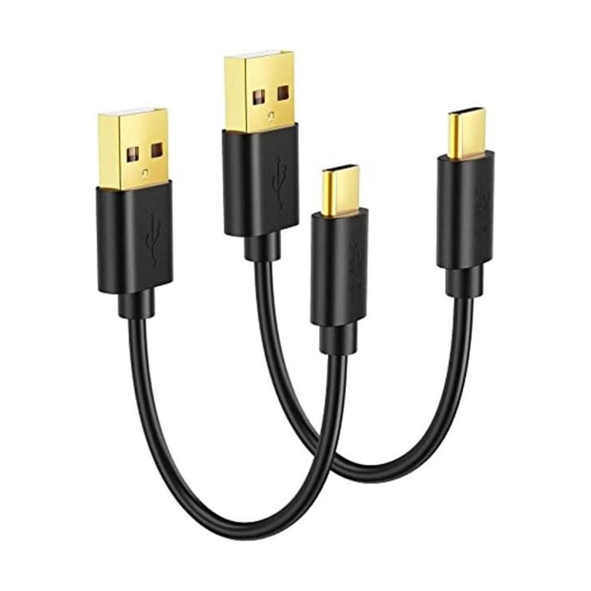 Paquete de 2 cables USB a USB C cable de carga rápida