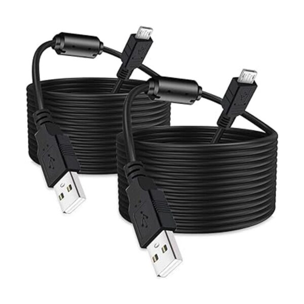 Paquete de 2 cables de carga para controlador PS4 de 10_2