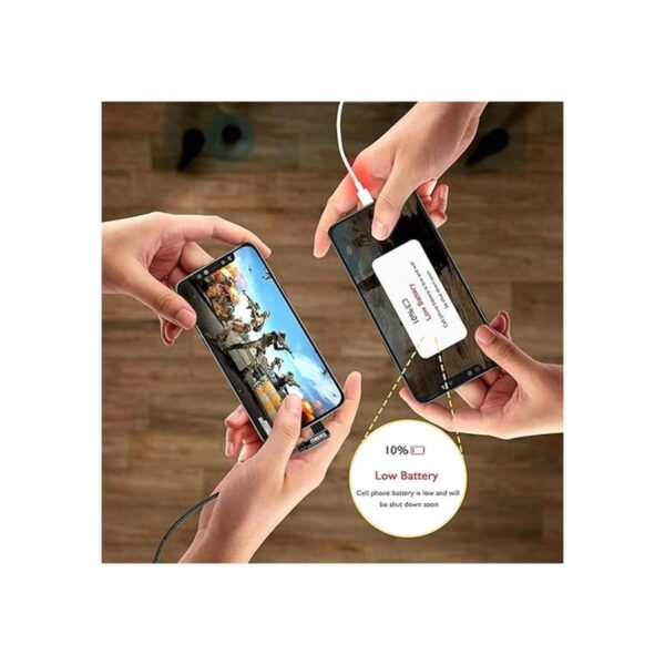 Paquete de 2 cables de carga para iPhone de 90 grados_5