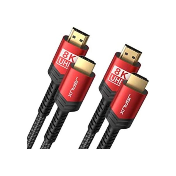 Paquete de 2 cables HDMI 4K de 6 pies JSAUX 18 Gbps de_1