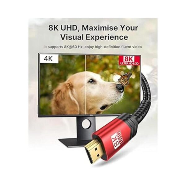 Paquete de 2 cables HDMI 4K de 6 pies JSAUX 18 Gbps de_2