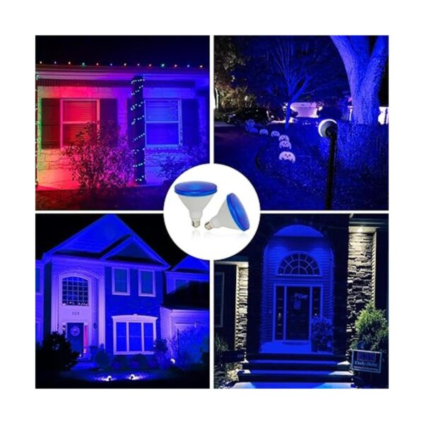 Paquete de 2 bombillas LED Par38 15 W equivalente a 100_3