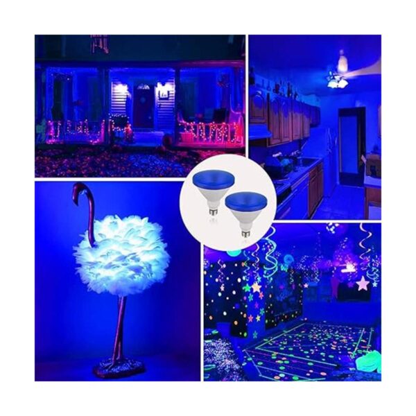 Paquete de 2 bombillas LED Par38 15 W equivalente a 100_4