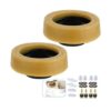 Paquete de 2 anillos de cera de inodoro extra gruesos kit_1