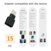Paquete de 2 adaptadores de extensor Lightning con_4