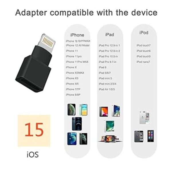 Paquete de 2 adaptadores de extensor Lightning con_4