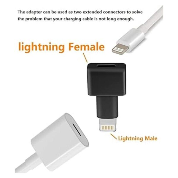 Paquete de 2 adaptadores de extensor Lightning con_3