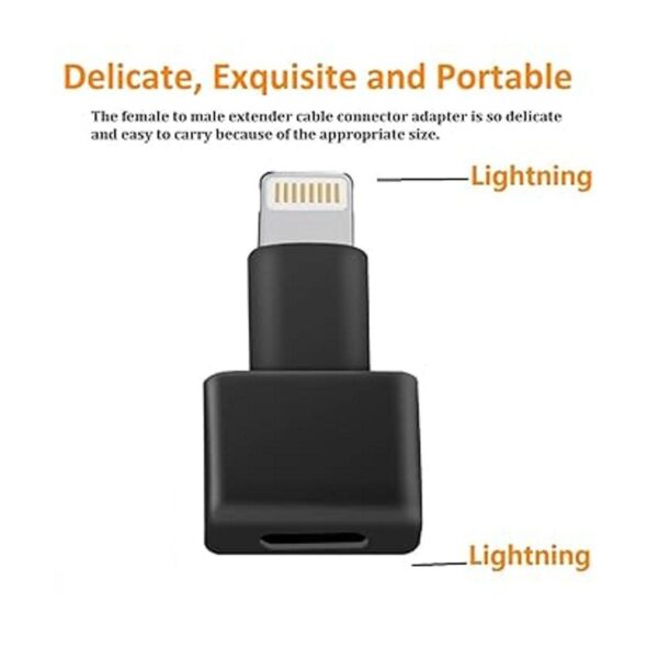 Paquete de 2 adaptadores de extensor Lightning con_2