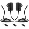 Paquete de 2 adaptadores de CA de 5 V 2 A 10 W CA 100_1