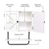 Excello Global Products Barndoor Armario de pared para_4