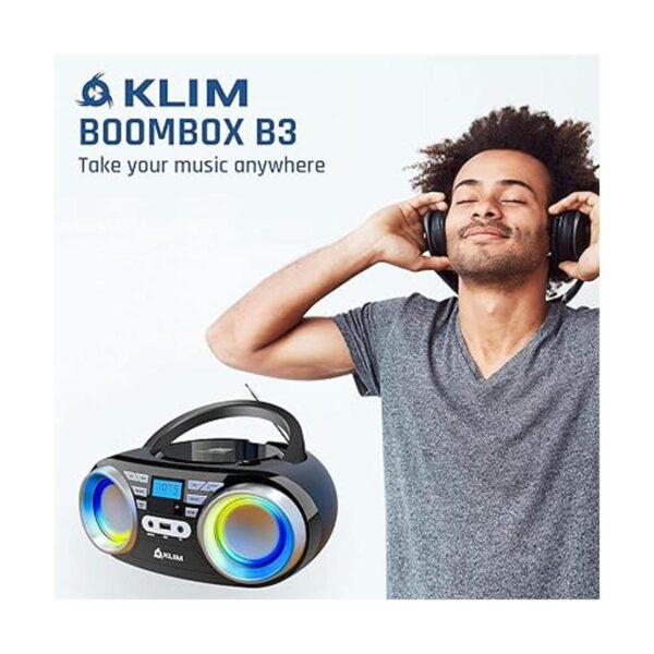 KLIM B3 CD Boombox Reproductor de CD de audio portátil_5