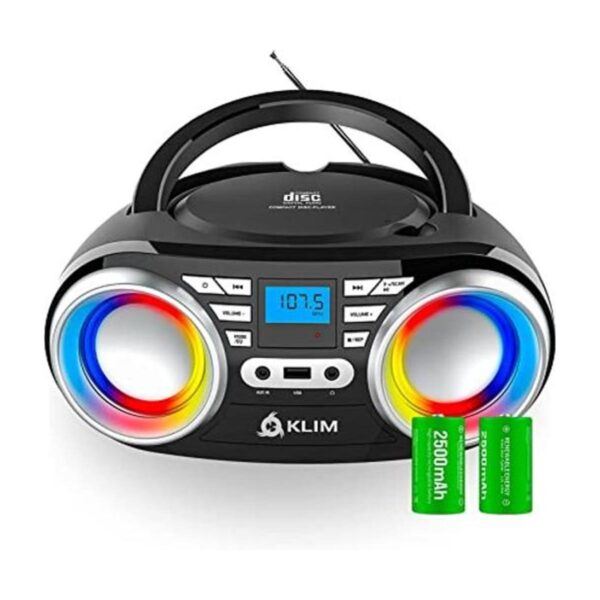 KLIM B3 CD Boombox Reproductor de CD de audio portátil_1