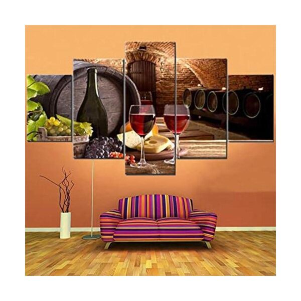 FuKeivy Decoración de pared de vino para cocina comedor_1