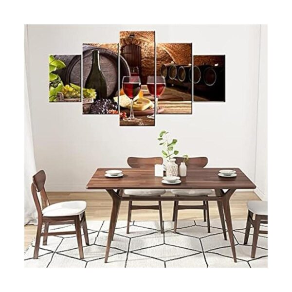 FuKeivy Decoración de pared de vino para cocina comedor_4