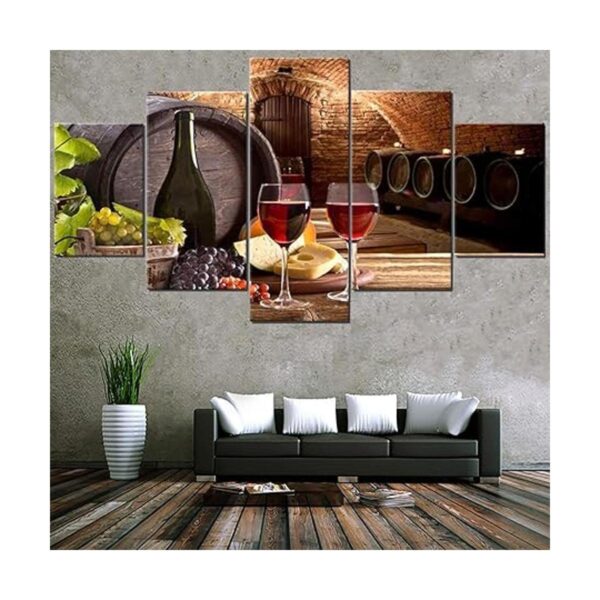 FuKeivy Decoración de pared de vino para cocina comedor_2