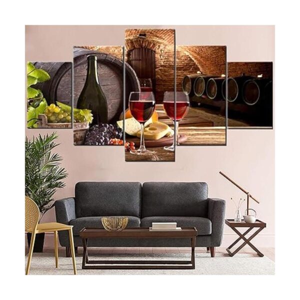 FuKeivy Decoración de pared de vino para cocina comedor_3