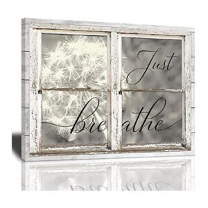 Just Breathe Lienzo decorativo para pared hermoso diente_1