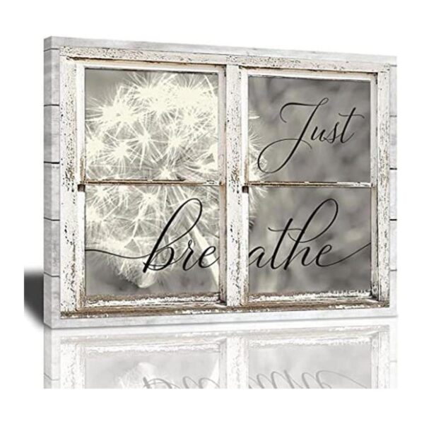 Just Breathe Lienzo decorativo para pared hermoso diente_1
