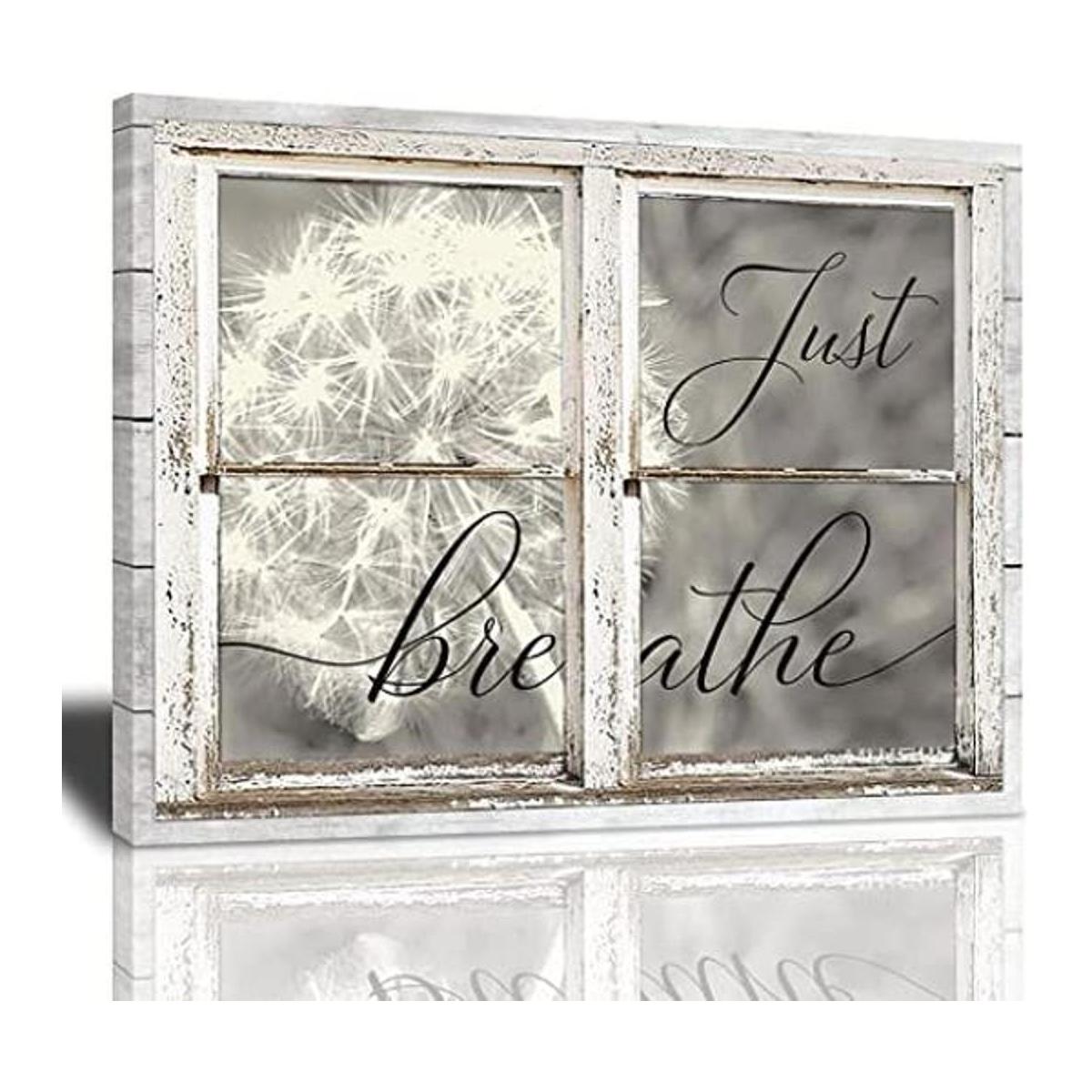 Just Breathe Lienzo decorativo para pared hermoso diente